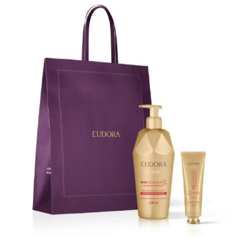Combo La Piel Tâmaras Egípcias Eudora Hidratante Corporal e Creme para as mãos