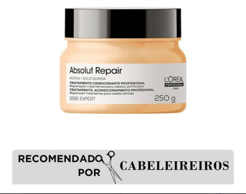 L'Oréal Professionnel Absolut Repair Gold Quinoa + Protein - Máscara de Tratamento - 250g