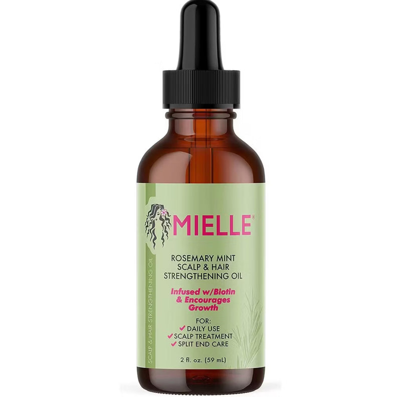 Mielle Organics Óleo Para Fortalecer O Couro Cabeludo De Menta Com Óleos Essenciais e Biotina 59ml