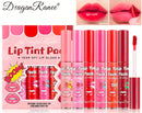 Conjunto de 6 Tint Labial DragonRanee - Efeito Natural, Longa Duração
