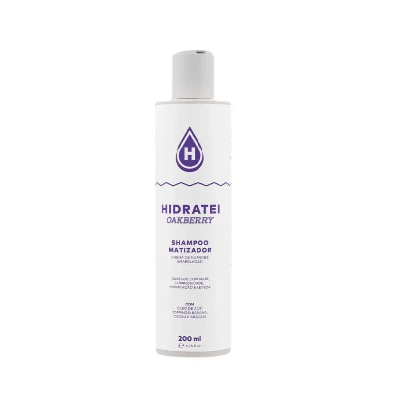 Shampoo Matizador Oakberry Hidratei Para Cabelos Descoloridos