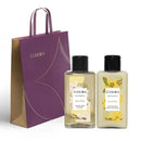 ￼Combo Instance Baunilha Mini: Sabonete Líquido 75ml + Loção Hidratante Desodorante Corporal Baunilha 75ml + Sacola Eudor