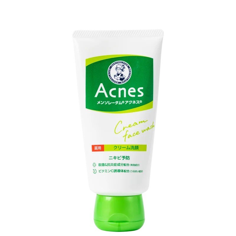 Acnes Mentholatum Creamy Wash - Sabonete Facial Cremoso 130g