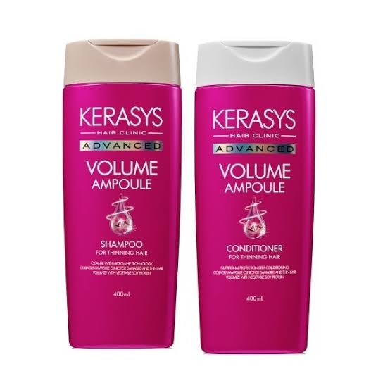 Kerasys Kit Advanced Ampoule Volume Shampoo 400ml e Condicionador 400ml