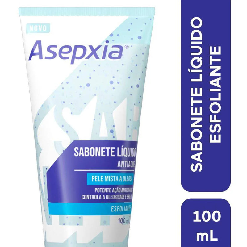 SABONETE LÍQUIDO ASEPXIA ESFOLIANTE