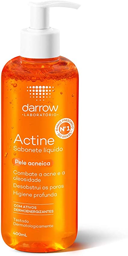 Sabonete Líquido Darrow Actine Pele Acneica com 400ml