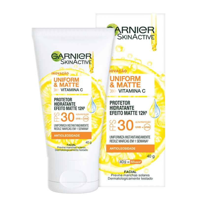 Garnier SkinAtive Uniform & Matte Vitamina C F - Hidratante Facial 40g