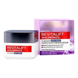 Creme Facial Anti-Idade Revitalift Hialurônico Noturno 49g