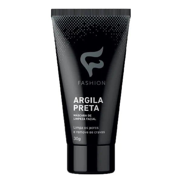 Mascara Facial Fashion Argila Preta 30g