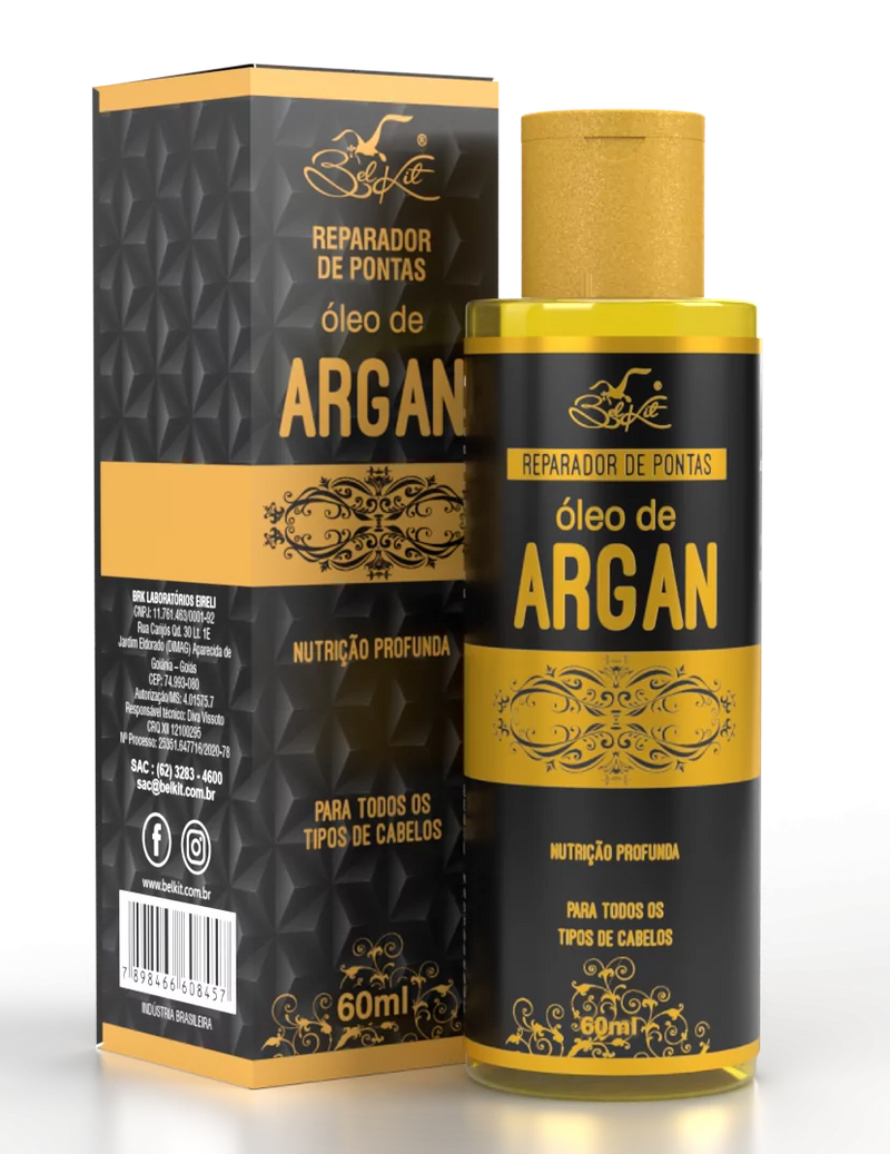 Reparador de pontas - de ARGAN /RICINO 60ML BELKIT