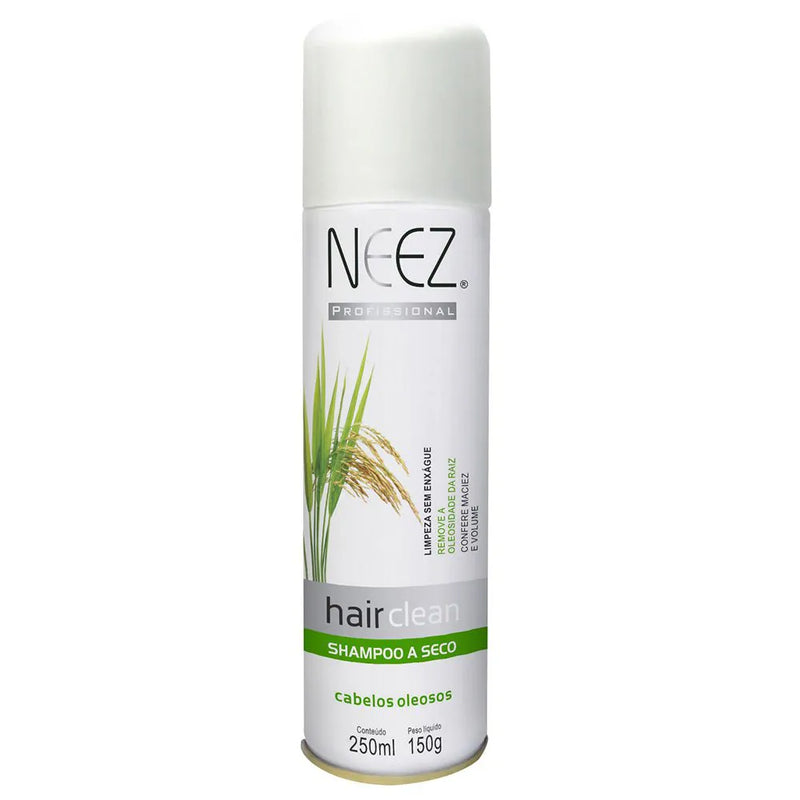 Shampoo A Seco Neez - Para Cabelo Oleoso - 250 ml Sem Enxágue