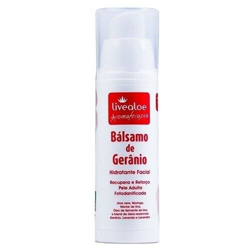 Bálsamo de Gerânio Hidratante Facial 30ml Livealoe