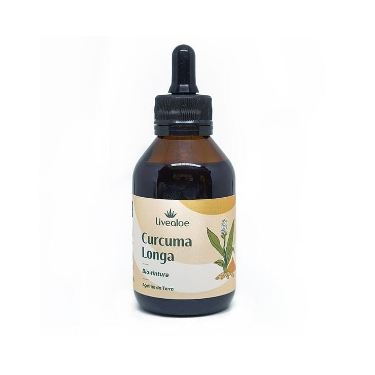 Curcuma longa Bio-tintura 100 mL - LiveAloe