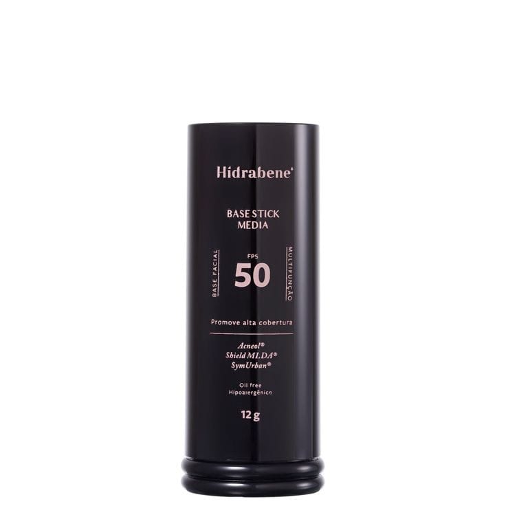 Base Facial Multifuncional Hidrabene - Stick FPS50 - Médio