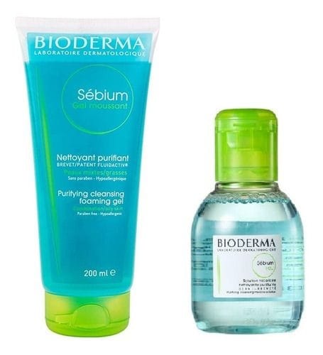 Kit Bioderma Sébium Gel Moussant + Sébium H20 (2 Produtos)