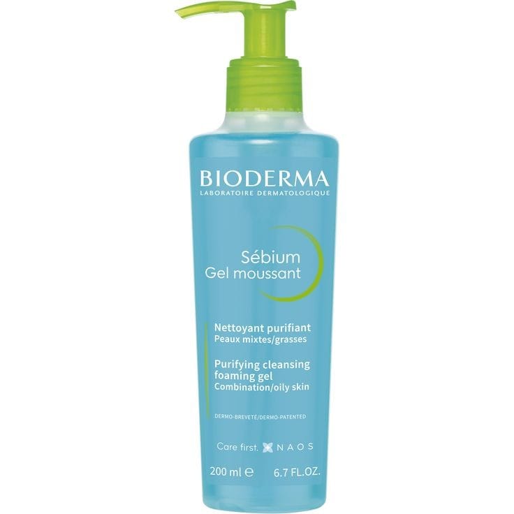 Sébium Gel Moussant Bioderma - Gel de Limpeza Antioleosidade 200ml