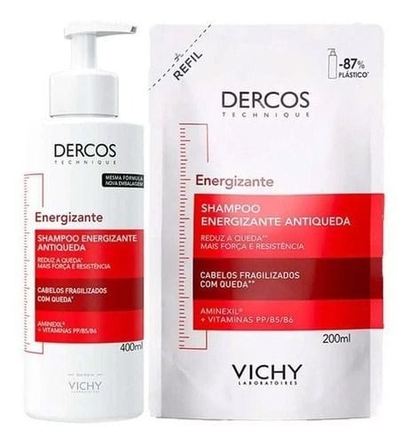 Vichy Dercos Energizante Kit - Shampoo + Shampoo Refil