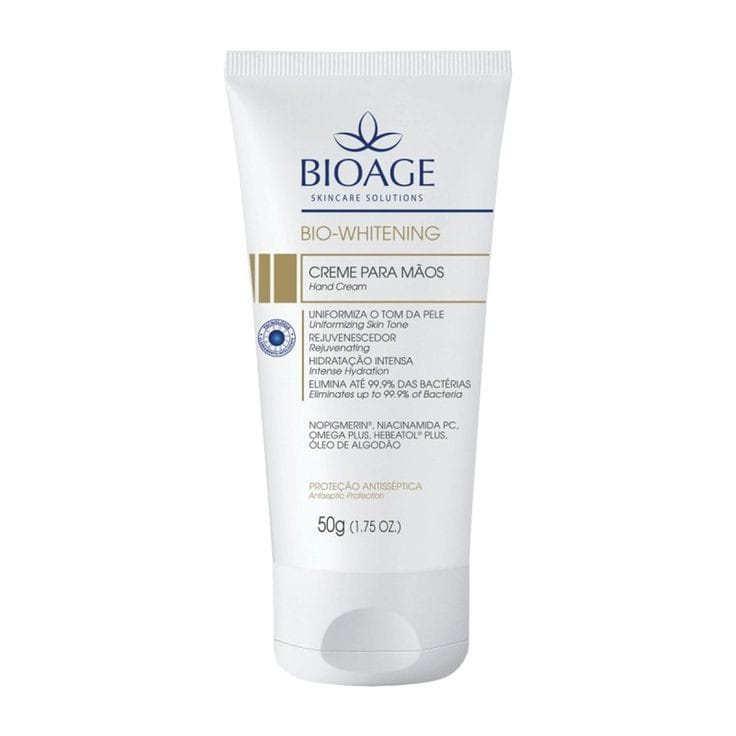 Creme Para Maos Rejuvenescedor Bio Whitening Bioage 50g