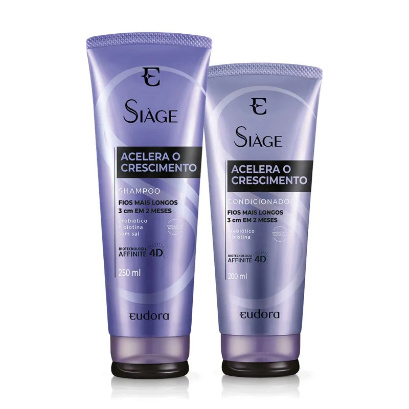 Kit Siàge Acelera o Crescimento Shampoo + Condicionador (Nova Versão)