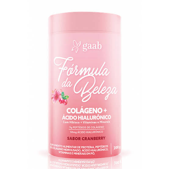 FÓRMULA DA BELEZA COLÁGENO SABOR CRANBERRY 200G GAAB