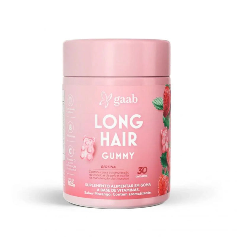 Long Hair Gummy 30 gomas Gaab